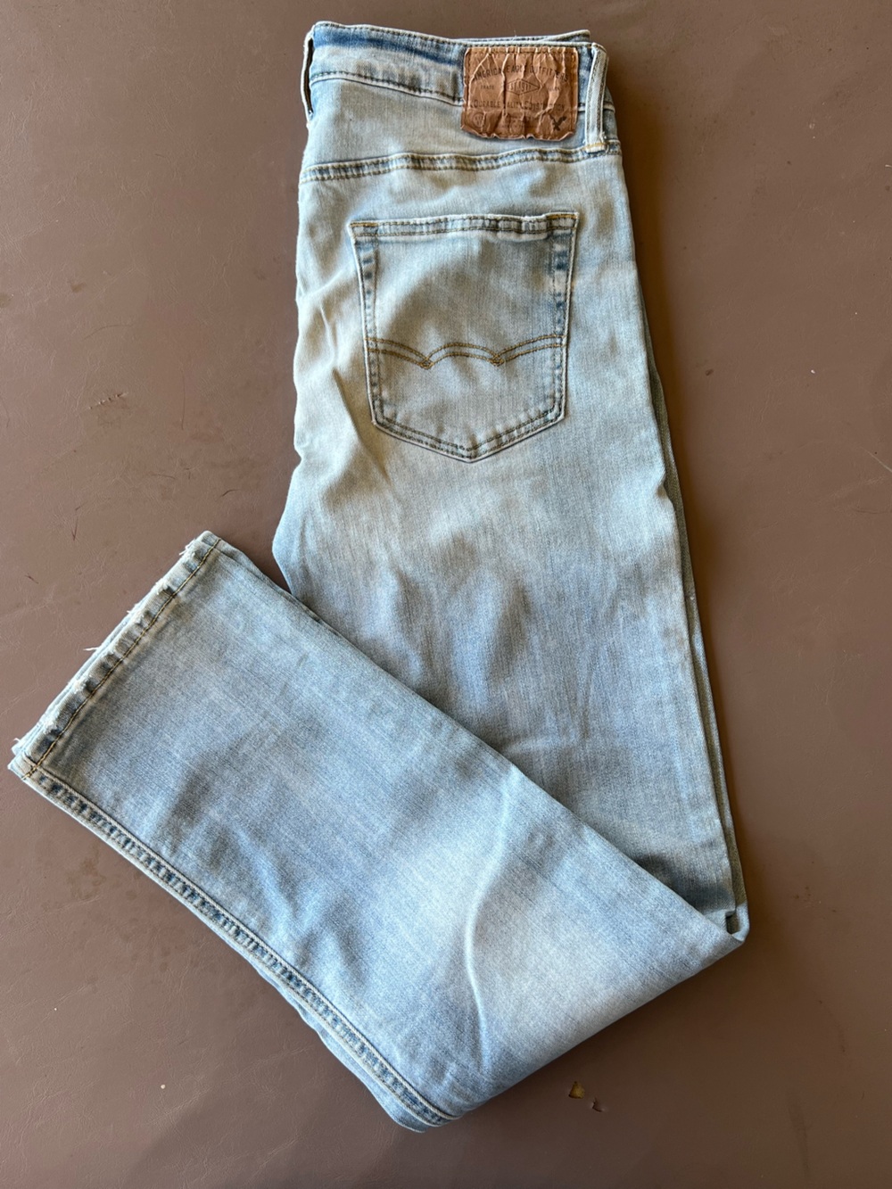 American Eagle Outfitters Light Blue Straight Jeans